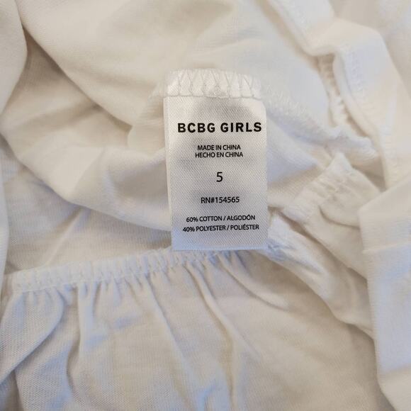 BCBG Butterfly 3 Piece Set Blue Aqua Girls Size 5 NEW - Picture 12 of 14